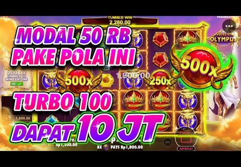 MAIN SLOT MODAL 50 RIBU DAPAT 250X DI OLYMPUS | BIG WIN | JACKPOT | TEORI GATES OF OLYMPUS