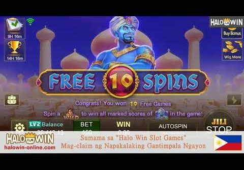 Mega Win 54.75X 🧞‍♂Magic Lamp Slot Machine Free Spins Bonus〡Halo Win Slot Games