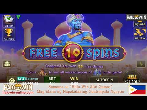 Mega Win 54.75X 🧞‍♂Magic Lamp Slot Machine Free Spins Bonus〡Halo Win Slot Games