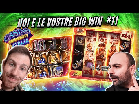 SLOT ONLINE!🎇NOI E LE VOSTRE BIG WIN #11!🎰🎰🎰  Community BIG WINS ITALIA🤠/*Grazie per i LIKE!