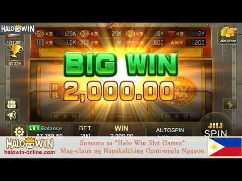 Jili Golden Bank Slot Machine Bonus Game Mega Win 60X〡Halo Win Slot Games in PH