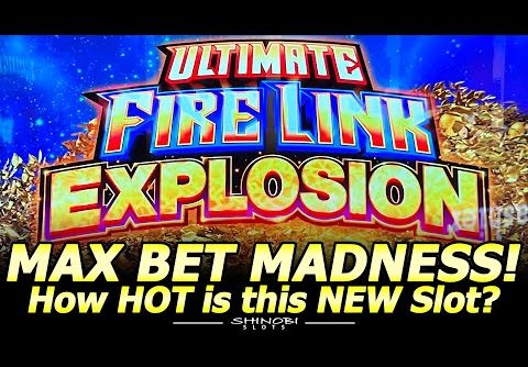 NEW Ultimate Fire Link Explosion Slot! MAX BET Madness! A Bonus, Handpay or Bust with Epic Comeback!
