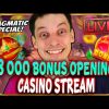 SLOTS LIVE 🔴 €8 000 BONUS OPENING! Casino Stream Big Wins with mrBigSpin