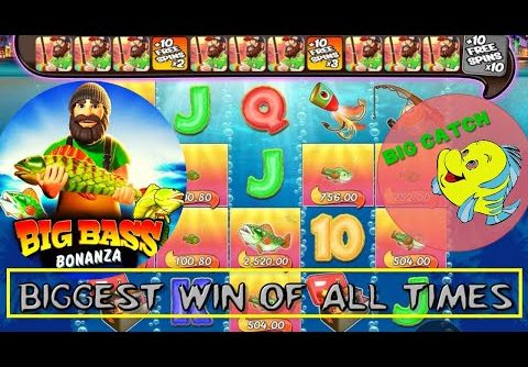 💸Big Bass Bonanza💰BIGGEST WIN ON THIS SLOT | Watch till the end🔥#casinoslots #bigbassbonanza 🎰