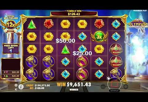 GATES OF OLYMPUS! 🔱HIT CROWNS WITH BIG MULTIPLIER HUGE WIN SLOT ONLINE