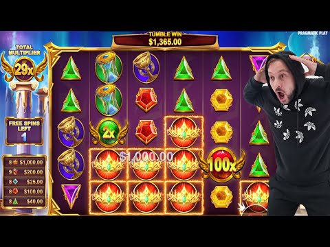 HIT 100X with CROWNS on GATES OF OLYMPUS! 🔱 MY NEW RECORD HUGE WINS CASINO ONLINE