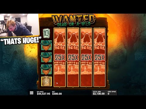 BIGGEST SLOT WINS OF THE DAY💰 (Wanted Dead or Wild Bonuses)