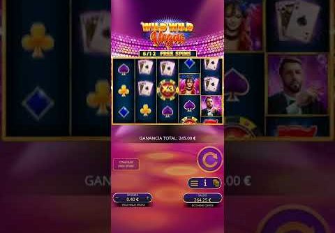 Mega premio en la slot Wild Wild Vegas jugando a 0’40€