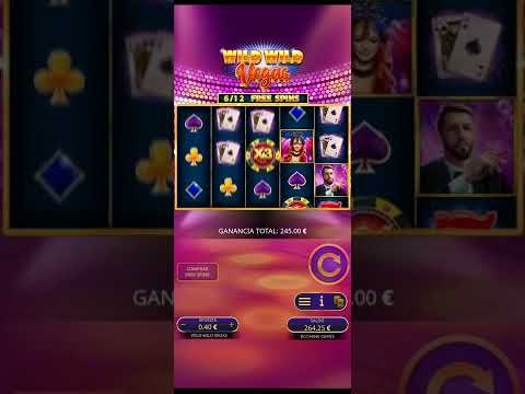 Mega premio en la slot Wild Wild Vegas jugando a 0’40€