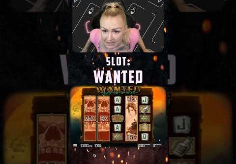 Super Big Win. Massive win in Wanted dead or alive slot #Shorts