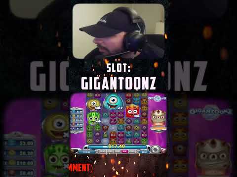 RECORD WIN FROM 2000X+. CasinoGeeks Gigantoonz slot #Shorts