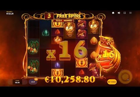 Dragon’s Fire Megaways Slot RTP 95.72% (Red Tiger)- Big Win, Mega Win and Free Spins Features