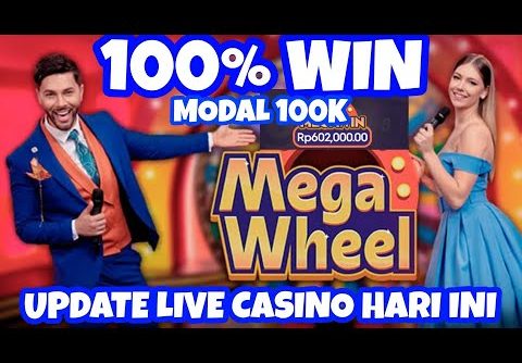 ✅100% WIN✅UPDATE LIVE CASINO HARI INI✅MEGA WHEEL STRATEGY✅MEGA WHEEL MODAL 50K✅LIVE CASINO INDONESIA