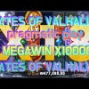 SUPER MASSIVE WIN ON THE GATES OF VALHALLA SLOT🔥 pragmatic play MEGAWIN X10000 slotmachine