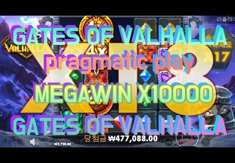 SUPER MASSIVE WIN ON THE GATES OF VALHALLA SLOT🔥 pragmatic play MEGAWIN X10000 slotmachine