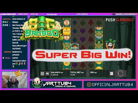 Bamboo Feature!! Super Big Win From Big Bamboo Slot!!