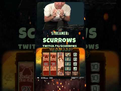 Scurrows Huge Win on Wanted dead or alive slot #Shorts