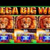 **MEGA BIG WIN!** TONS OF LIONS! King of Africa Slot Machine Bonus Wins