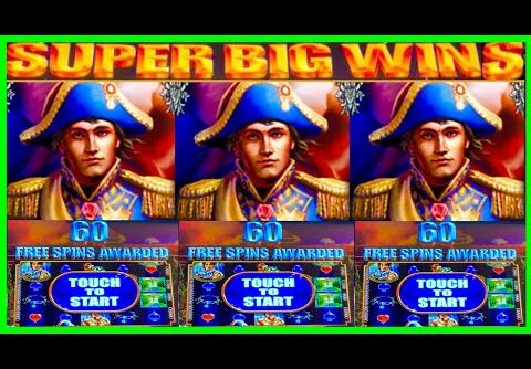 **SUPER BIG WINS!** TONS OF FREE SPINS! Napoleon and Josephine Slot Machine Bonus