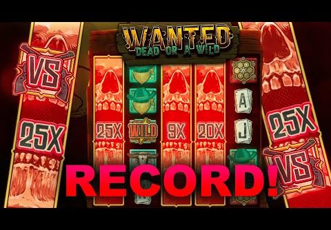 MY RECORD WIN ON WANTED DEAD OR A WILD!