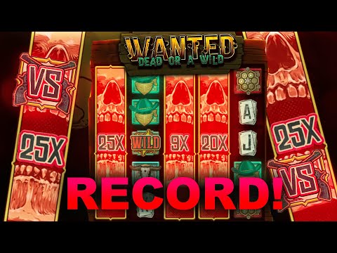 MY RECORD WIN ON WANTED DEAD OR A WILD!