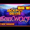 Super Jackpot Deluxe Timber Wolf Slot – BIG WIN BONUS!