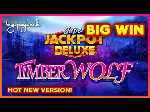 Super Jackpot Deluxe Timber Wolf Slot – BIG WIN BONUS!