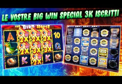 SLOT ONLINE!🎇LE VOSTRE BIG WIN SPECIAL 3K ISCRITTI!🎰🎰🎰 Community BIG WINS ITALIA🤠*Grazie per i LIKE!