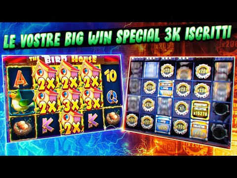 SLOT ONLINE!🎇LE VOSTRE BIG WIN SPECIAL 3K ISCRITTI!🎰🎰🎰 Community BIG WINS ITALIA🤠*Grazie per i LIKE!