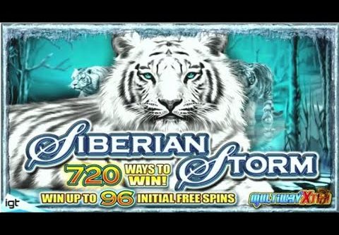 SIBERIAN STORM BIGGEST JACKPOT WIN EVER ON YOUTUBE A REAL SLOT MACHINE JACKPOT