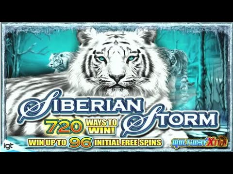 SIBERIAN STORM BIGGEST JACKPOT WIN EVER ON YOUTUBE A REAL SLOT MACHINE JACKPOT