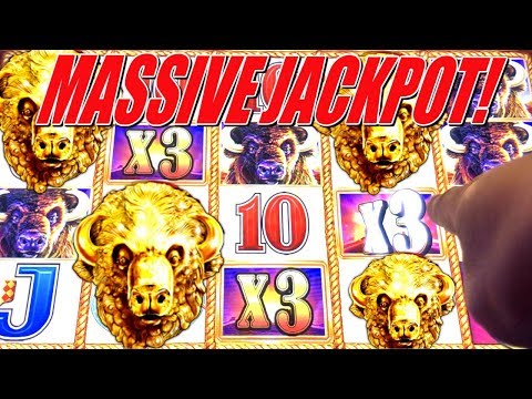 **MASSIVE JACKPOTS + HUGE WINS | BUFFALO SLOT MACHINE HANDPAY | Slot Traveler