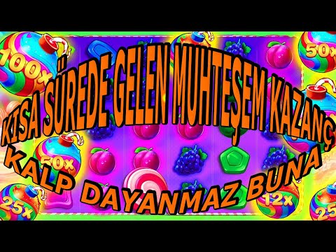 SWEET BONANZA |KALP HASTALARI SAKIN İZLEMESİN| #slot #casino #slotoyunları #süperwin #megawin