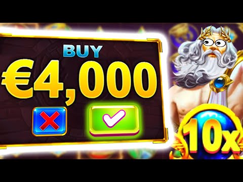 GATES OF OLYMPUS ⚡️ €4.000 BONUS BUYS MEGA BIG WIN 🤑 OMG BEST PAYING SYMBOLS & HUGE MULTIPLIERS‼️