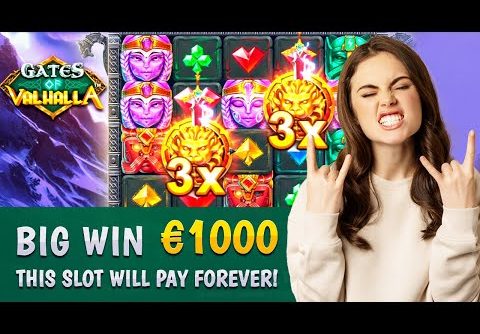 GATES OF VALHALLA BIG WIN €1000 🎁 THIS SLOT WILL PAY FOREVER!