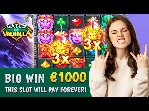 GATES OF VALHALLA BIG WIN €1000 🎁 THIS SLOT WILL PAY FOREVER!