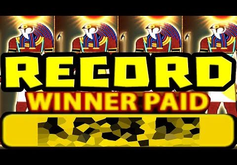 MY NEW RECORD BIG WIN 🏆 EYE OF HORUS MEGAWAYS 🔥 SLOT UNBELIEVABLE PROFIT MUST SEE‼️😱