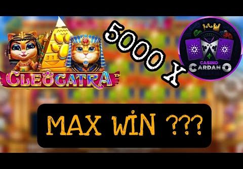 CleoCatra – MAX WİN ??? ( 5000 X ) – WORLD RECORD !!! #casino #slot #pragmatic #slotcardano