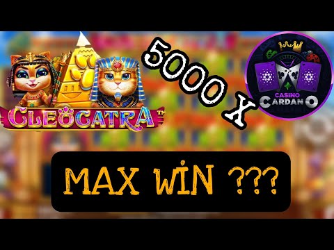 CleoCatra – MAX WİN ??? ( 5000 X ) – WORLD RECORD !!! #casino #slot #pragmatic #slotcardano