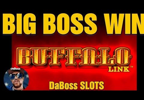 BIG BOSS WIN ON BUFFALO LINK SLOT MACHINE #dabossslots