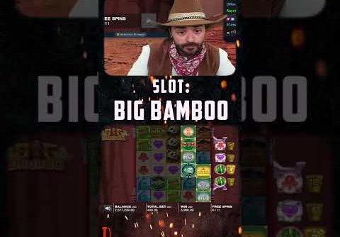 Mega Coin. Roshtein Big Win. Big Bamboo slot #Shorts