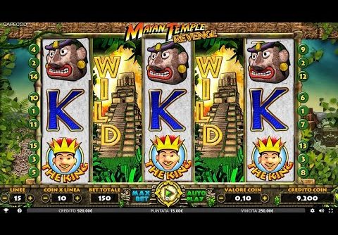 Slot BAR Mayan Temple Revenge Online Record win Macchinette Italia Bet 15€