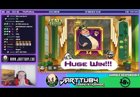 New Game!! Huge Win From Fat Banker Slot!!