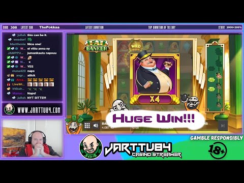 New Game!! Huge Win From Fat Banker Slot!!