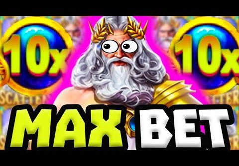 GATES OF OLYMPUS ⚡️ SLOT MAX BET BONUS PAYS HUGE TWICE OMG‼️ *** MEGA BIG WINS ***