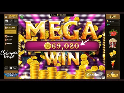 [CASINO WORLD SLOT MACHINE] Watch Winning Spins & Mega Win $69,020!
