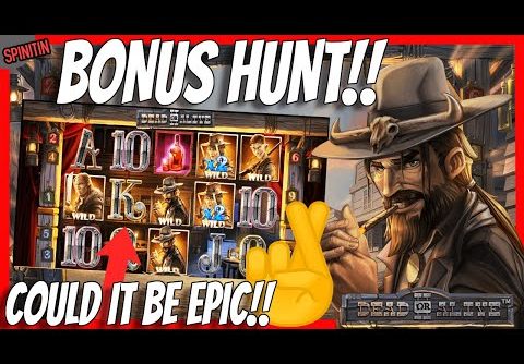 £400 Slots BONUS HUNT! Can I Hit The Wildline For The EPIC BIG WIN!!