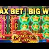 Max Bet Dragons Law Slot Machine Big Win Konami Slots