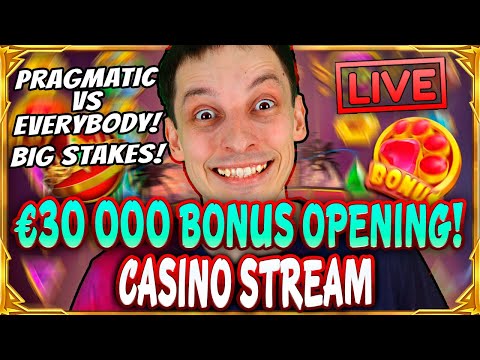 SLOTS LIVE 🔴 BIG €30 000 BONUS OPENING! Casino Stream Big Wins with mrBigSpin