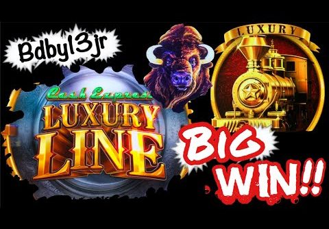 OMG!! 💥 INSANE POTENTIAL ON CASH EXPRESS LUXURY LINE SLOT MACHINE- BIG WIN AT THE CASINO